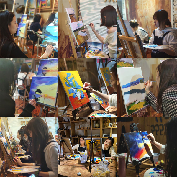 投資公司開展慶“三八”油畫藝術體驗活動 (1).jpg